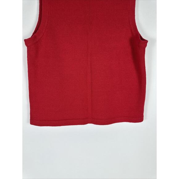 All Points By Reference Point Scottie Dog Christmas Vest Red Size Large RARE - Picture 5 of 7